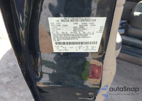 2008 Mazda Tribute I Sport из США, поврежденный, VIN 4F2CZ02Z98KM19110